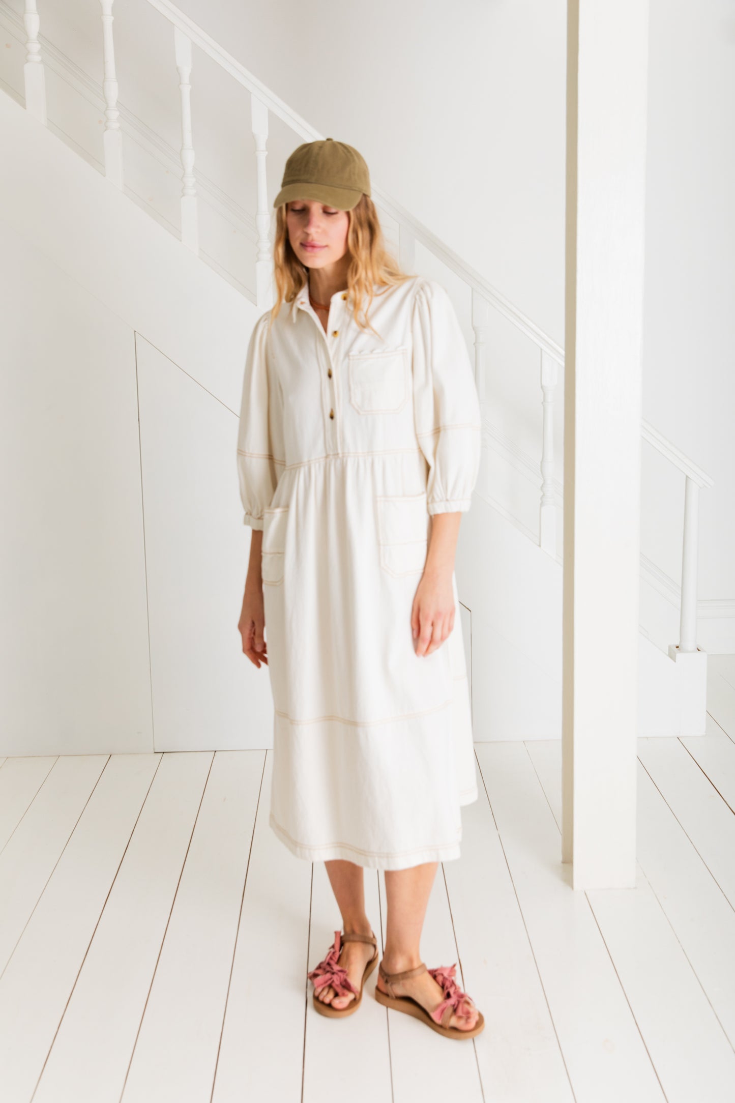 Adriane Dress  - Ecru (WS)