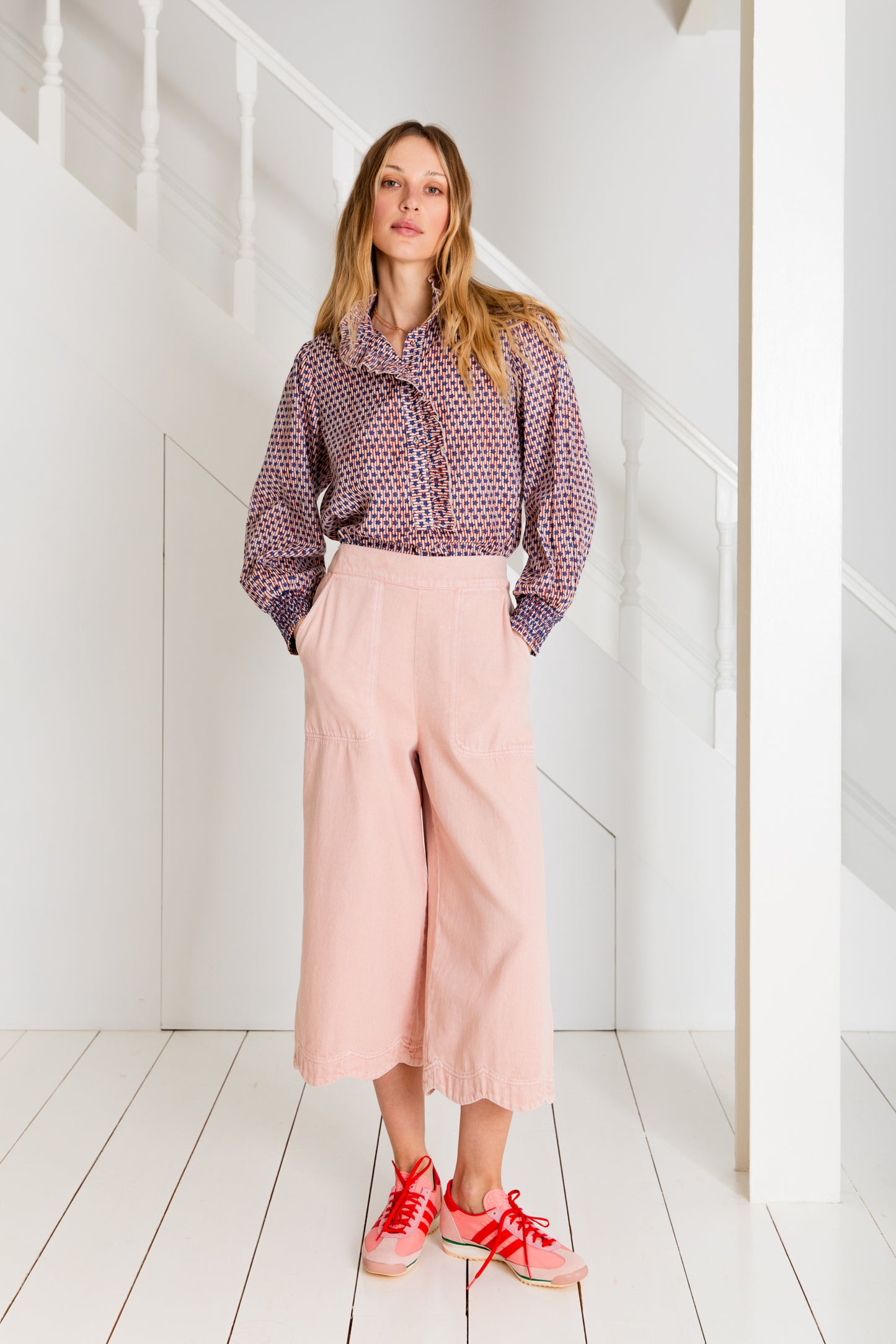 Aide Trouser - Chalk Pink