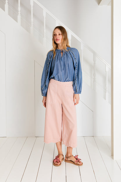 Aide Trouser - Chalk Pink