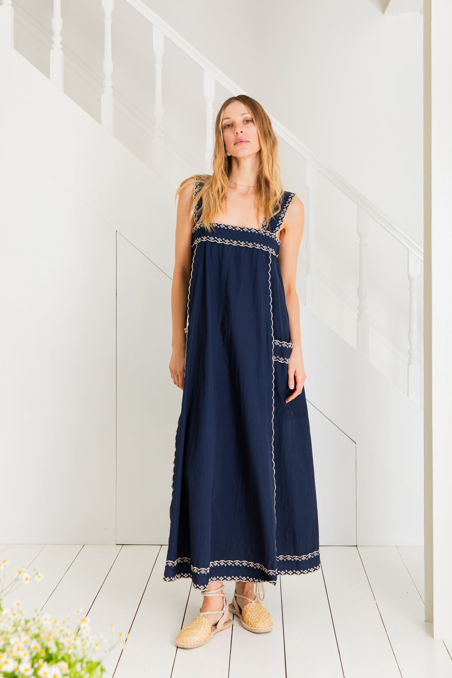 Klara Dress  - Navy (WS)