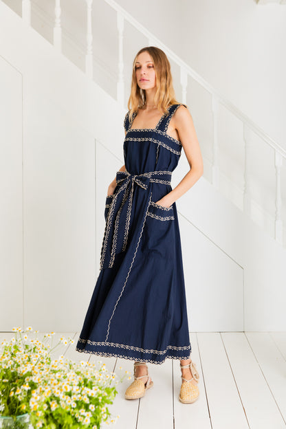 Klara Dress  - Navy (WS)