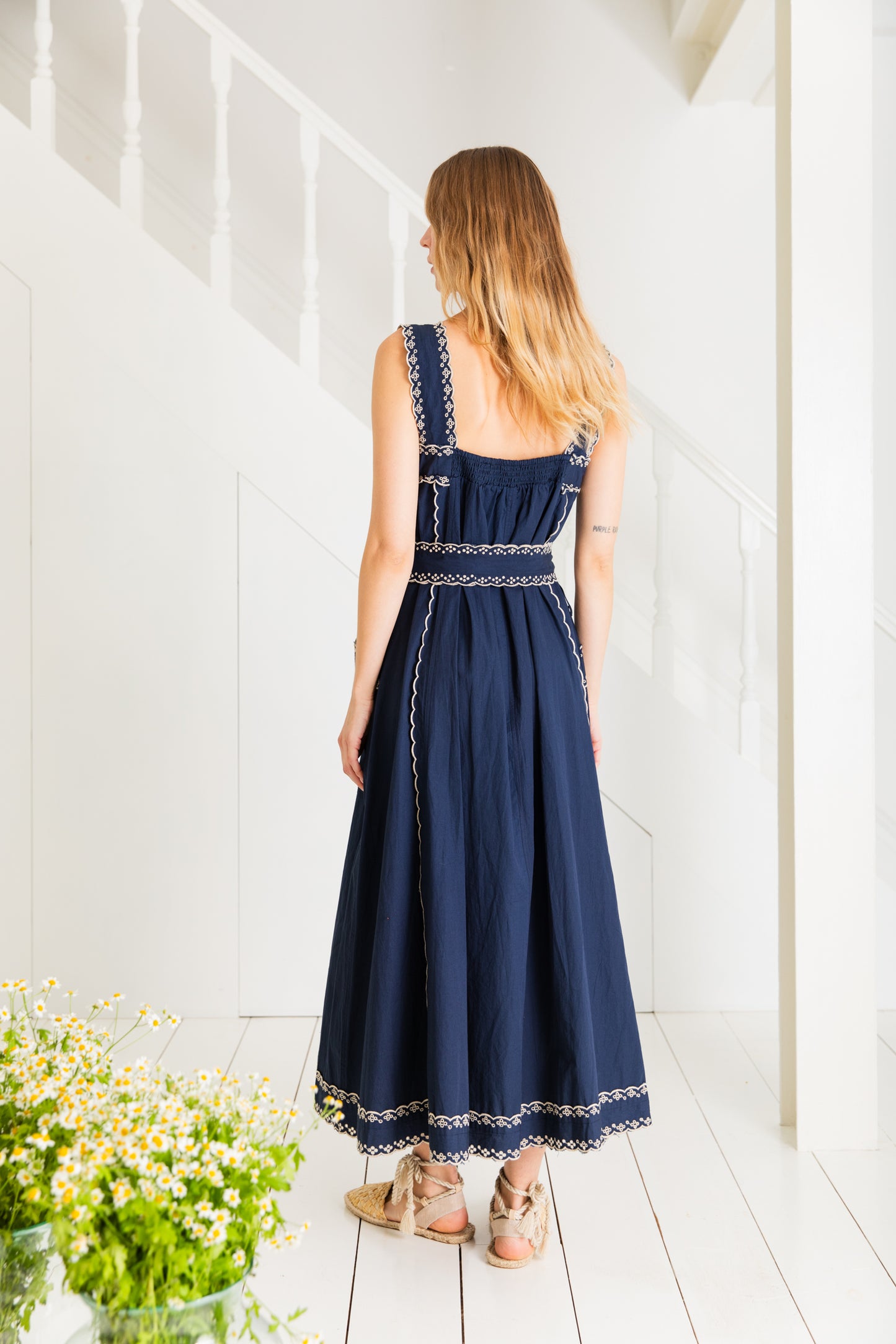 Klara Dress  - Navy (WS)