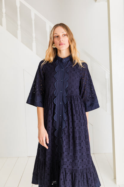 Koko Dress  - Navy (WS)