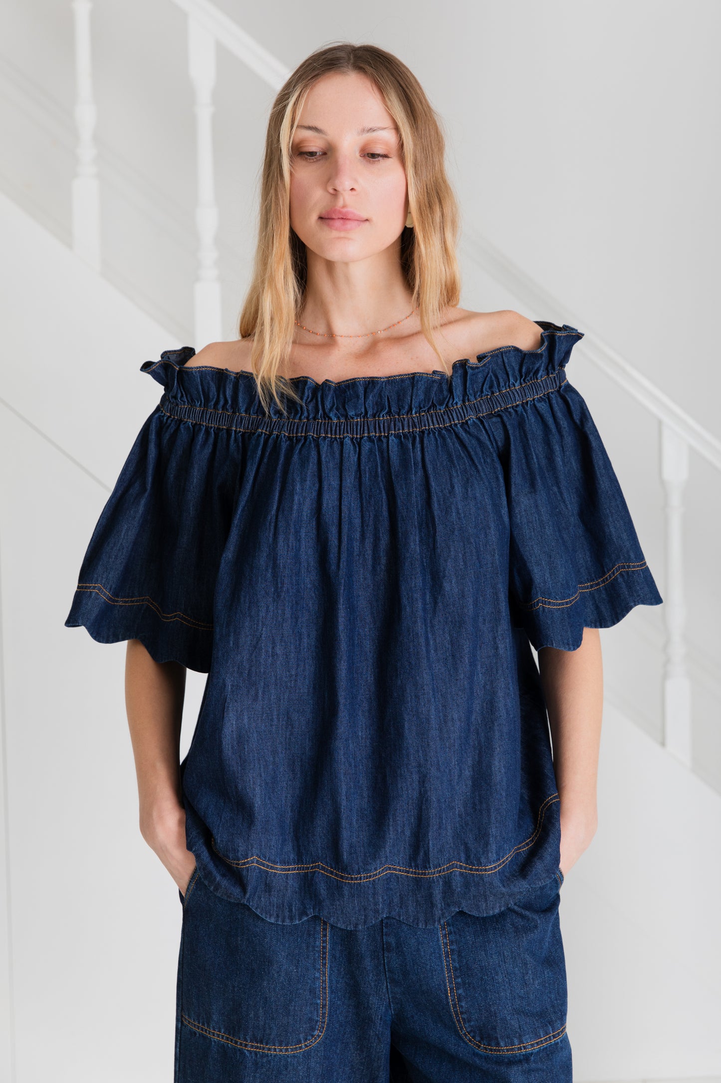 Maya Top - Dark Denim Wash (WS)