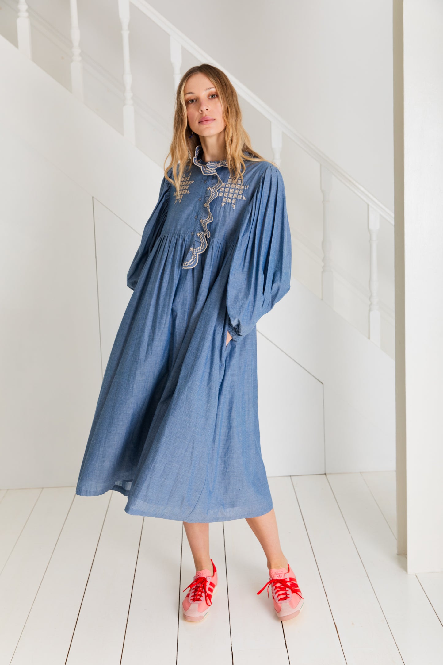 Quinn Dress  - Chambray