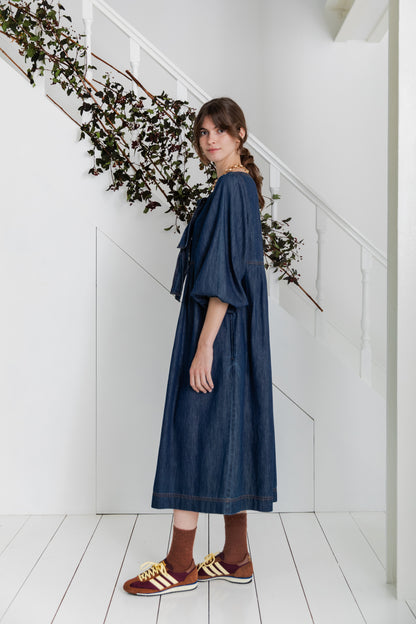 Amber Dress - Dark Denim