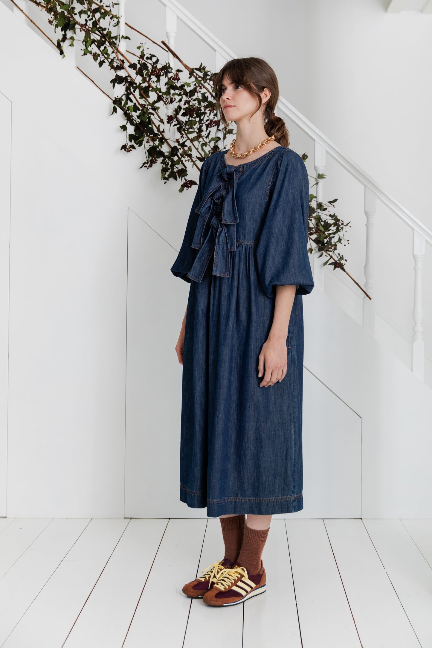 Amber Dress - Dark Denim