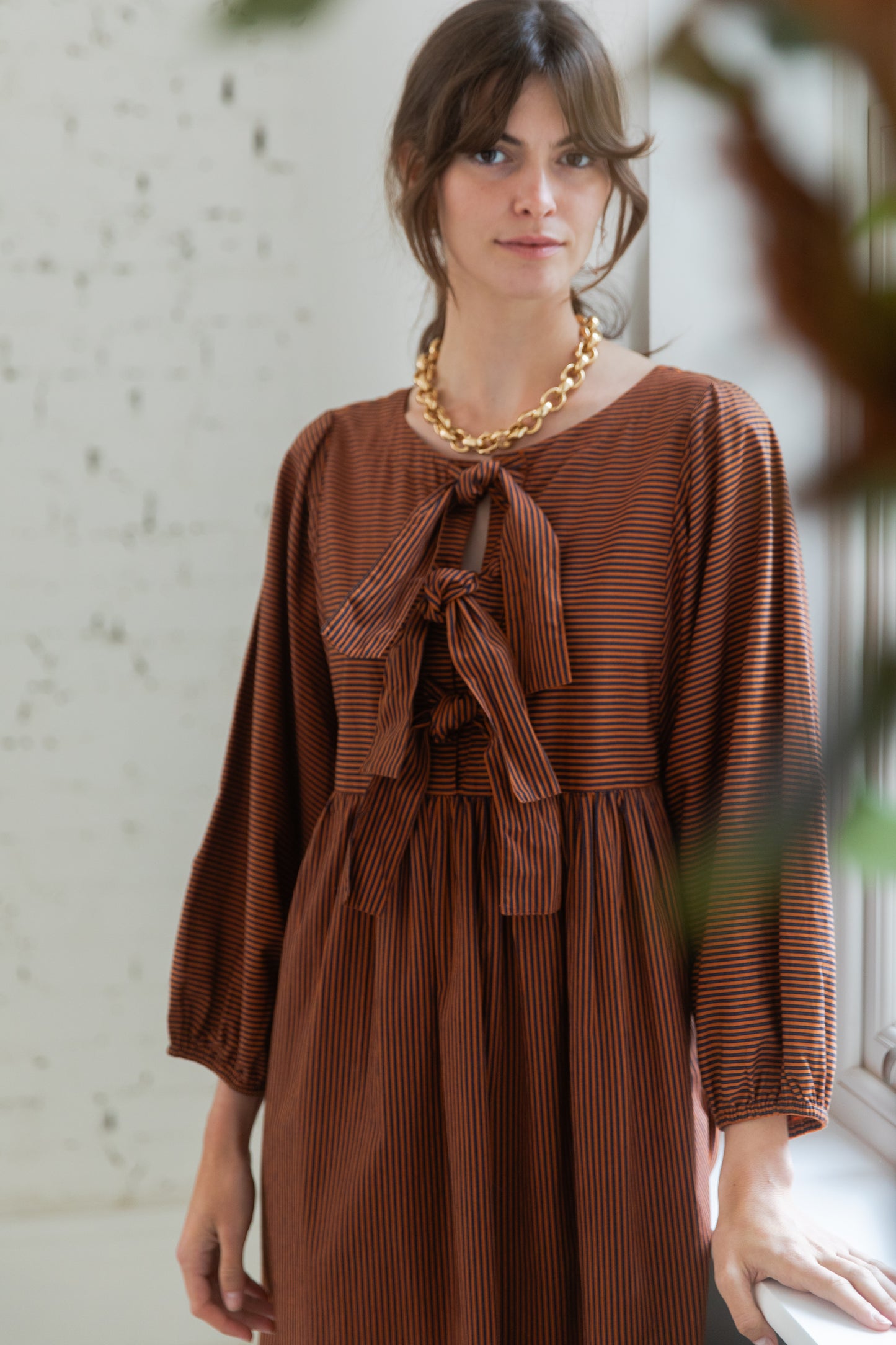 Amber Dress - Rust (WS)