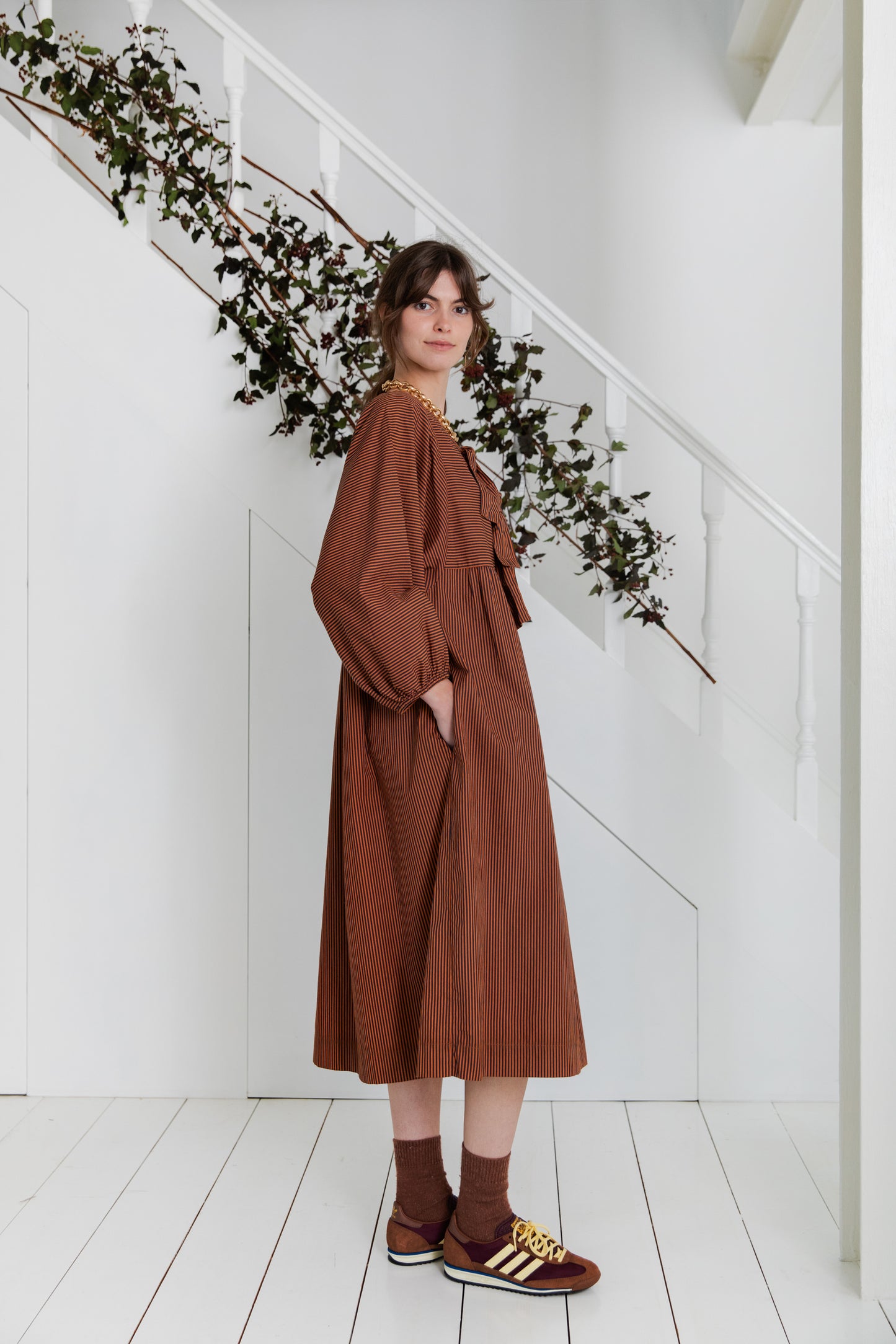 Amber Dress - Rust (WS)