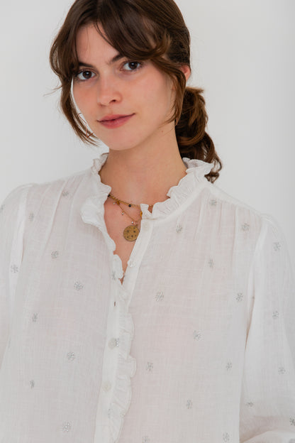 Anais Shirt  - White