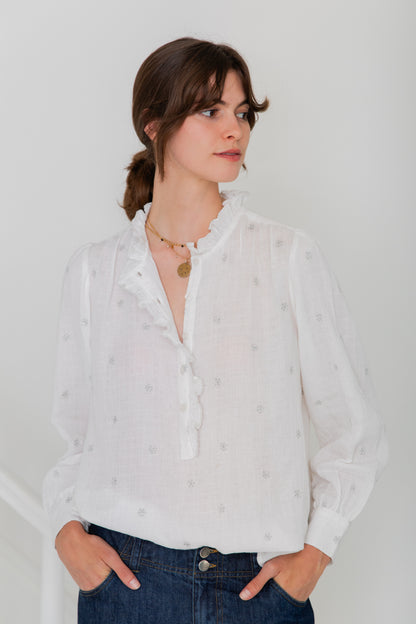 Anais Shirt  - White