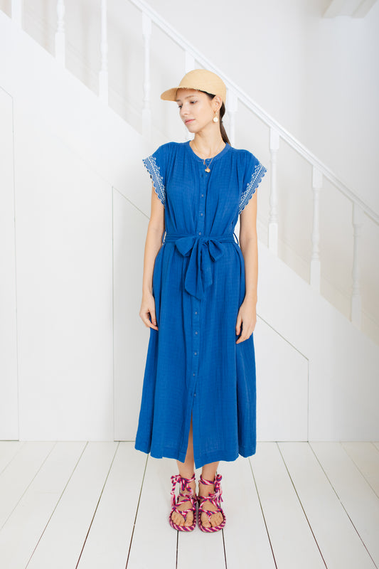 Ava Dress - French Blue