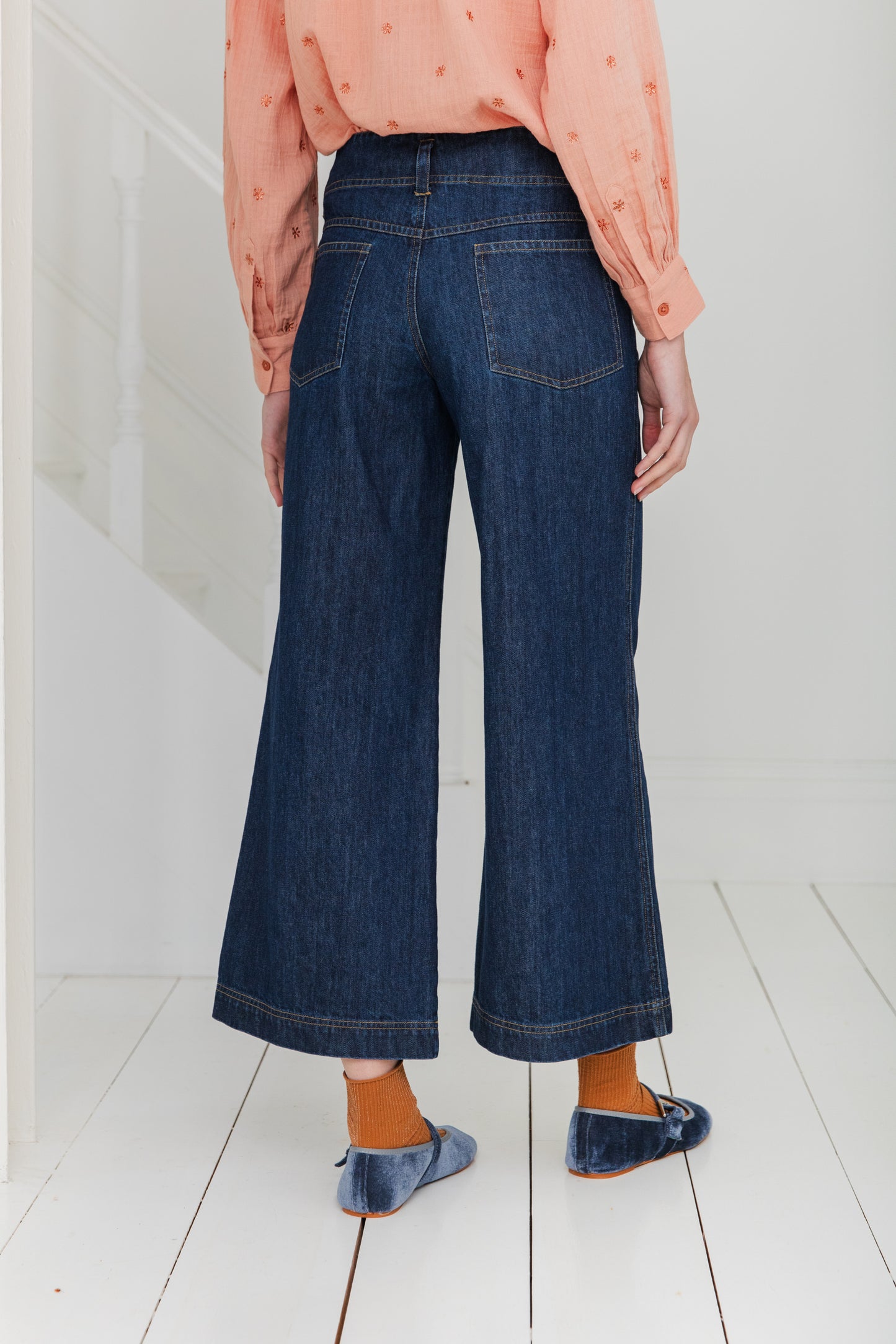 Bibi Cropped Jean - Dark Wash Denim