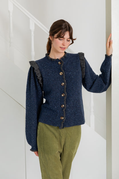 Delphie Knit Jacket - Navy