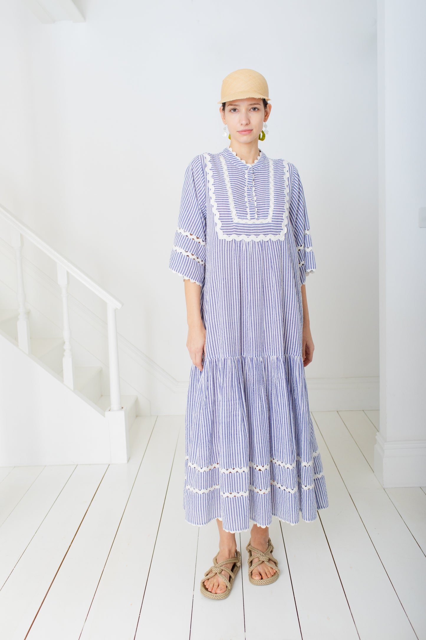 Fleury Dress - Chalk Blue