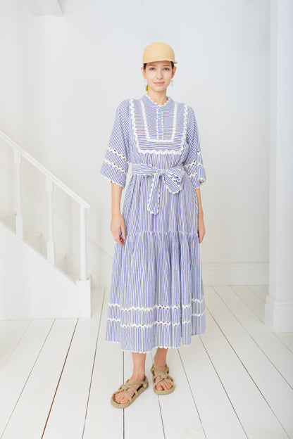 Fleury Dress - Chalk Blue