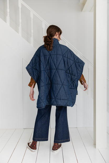 Kiki Cape - Dark Denim (WS)