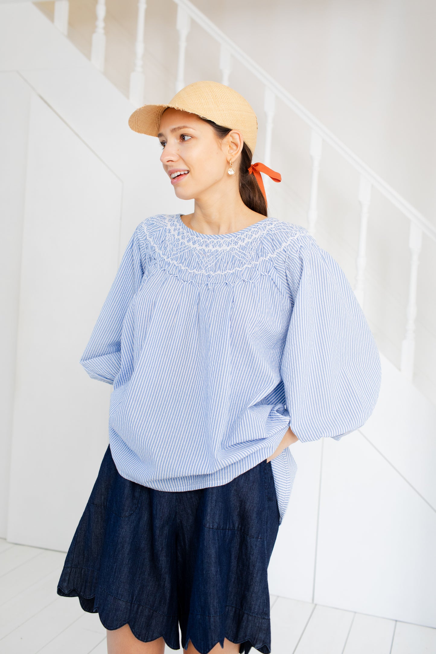 Lili Top - Chalk Blue