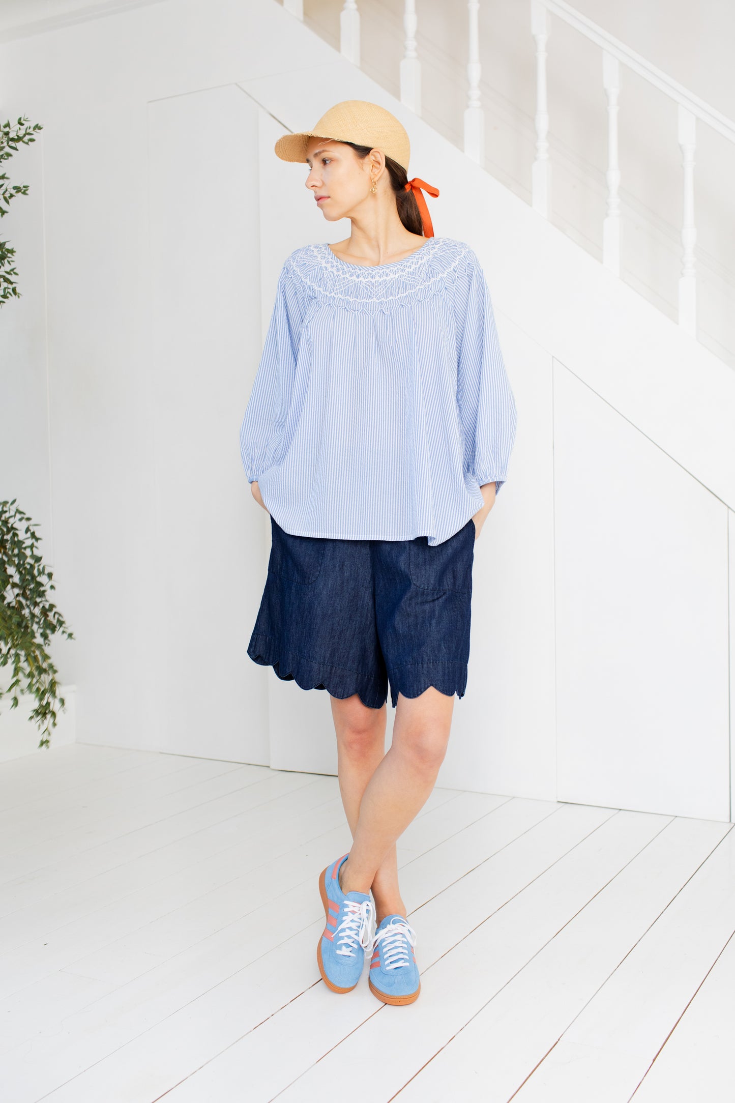 Lili Top - Chalk Blue