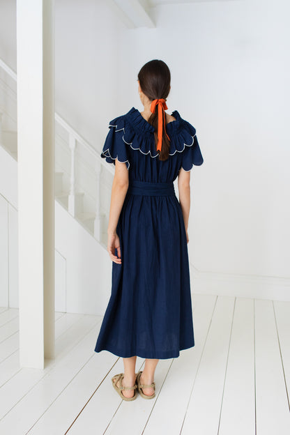 Maia Dress -Navy