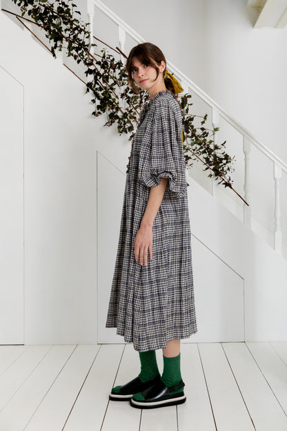 Quincy Dress - Midnight Check (WS)